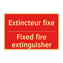 Extincteur fixe - Fixed fire extinguisher