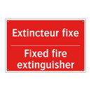 Extincteur fixe - Fixed fire extinguisher