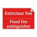 Extincteur fixe - Fixed fire extinguisher