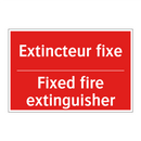 Extincteur fixe - Fixed fire extinguisher