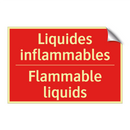 Liquides inflammables - Flammable liquids