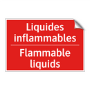 Liquides inflammables - Flammable liquids