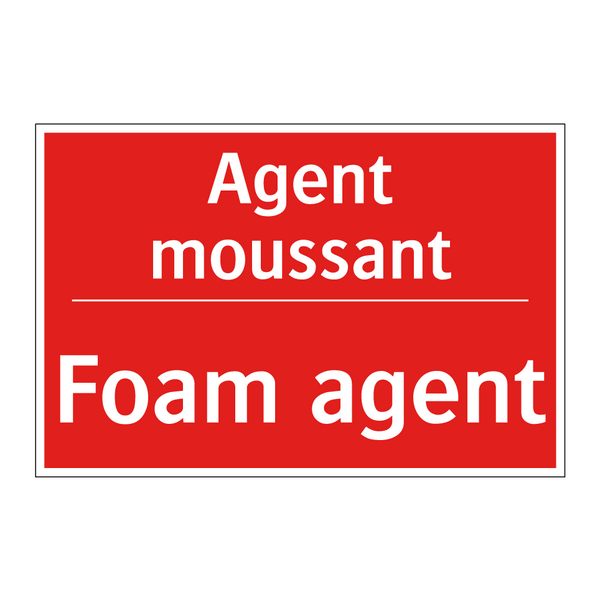 Agent moussant - Foam agent