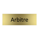 Arbitre & Arbitre & Arbitre & Arbitre & Arbitre & Arbitre