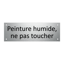 Peinture humide, ne pas toucher