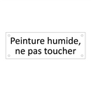 Peinture humide, ne pas toucher