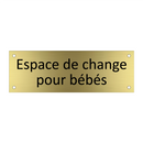 Espace de change pour bébés