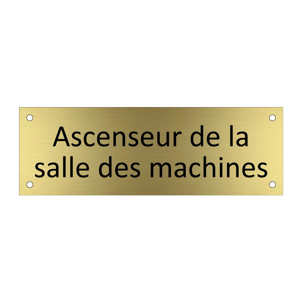 Ascenseur de la salle des machines