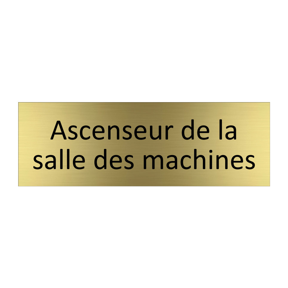 Ascenseur de la salle des machines