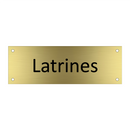 Latrines & Latrines & Latrines