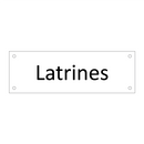 Latrines & Latrines & Latrines