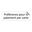 Préférence pour le paiement par carte