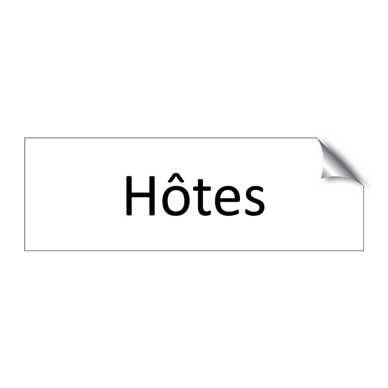 Hôtes & Hôtes & Hôtes