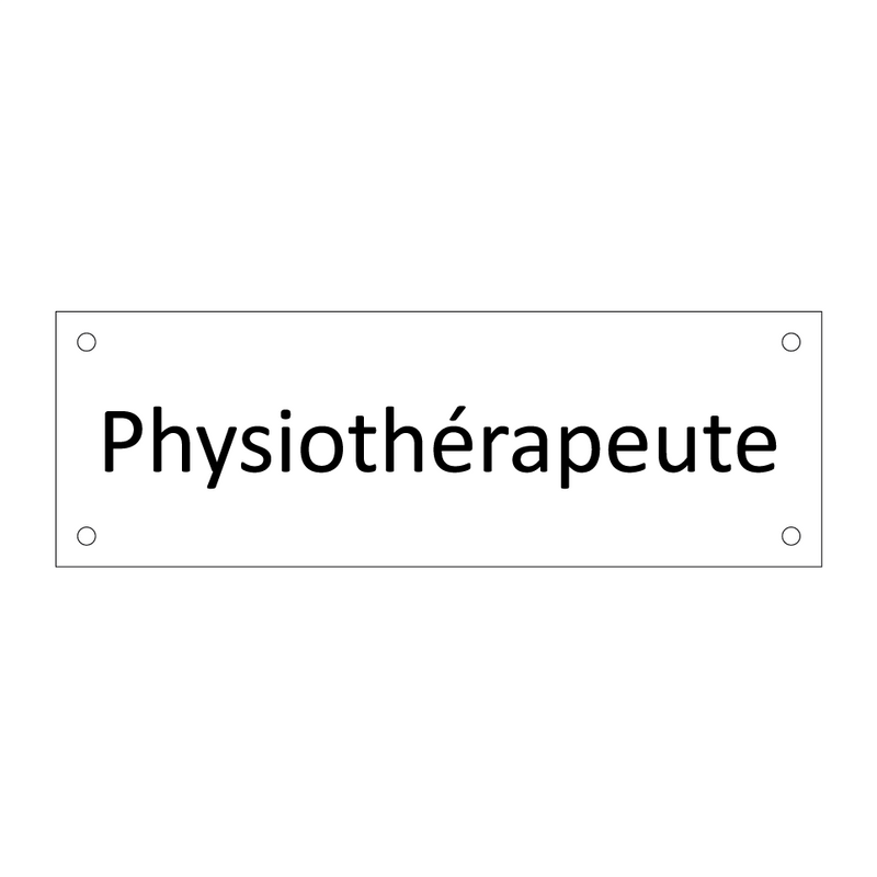 Physiothérapeute & Physiothérapeute & Physiothérapeute