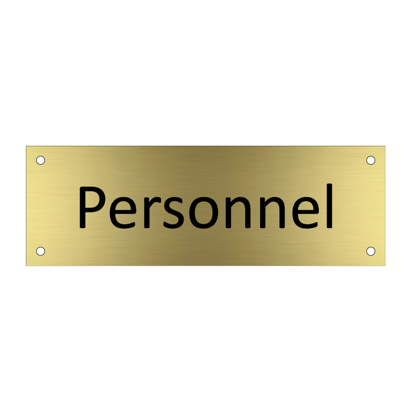 Personnel & Personnel & Personnel