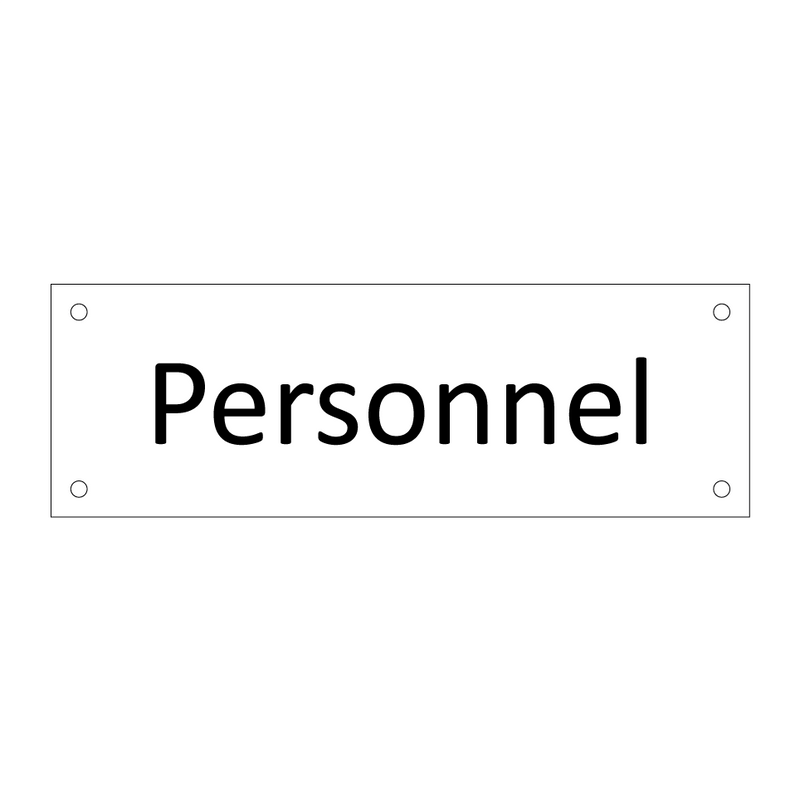 Personnel & Personnel & Personnel