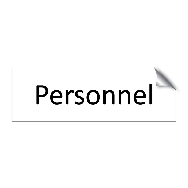 Personnel & Personnel & Personnel