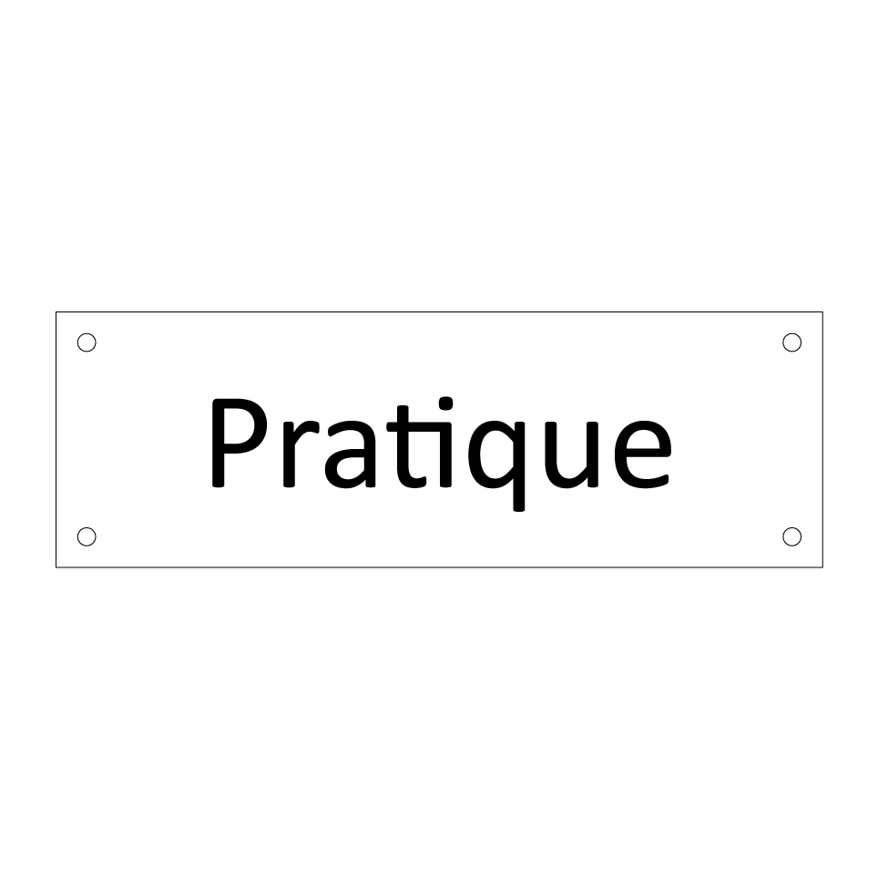 Pratique & Pratique & Pratique