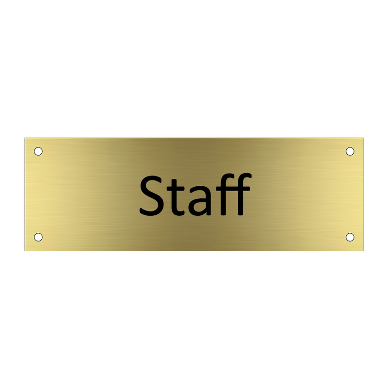 Staff & Staff & Staff