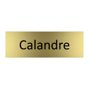 Calandre & Calandre & Calandre & Calandre & Calandre & Calandre