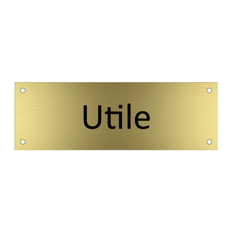 Utile & Utile & Utile