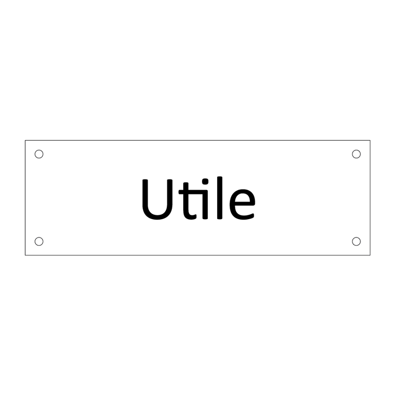 Utile & Utile & Utile