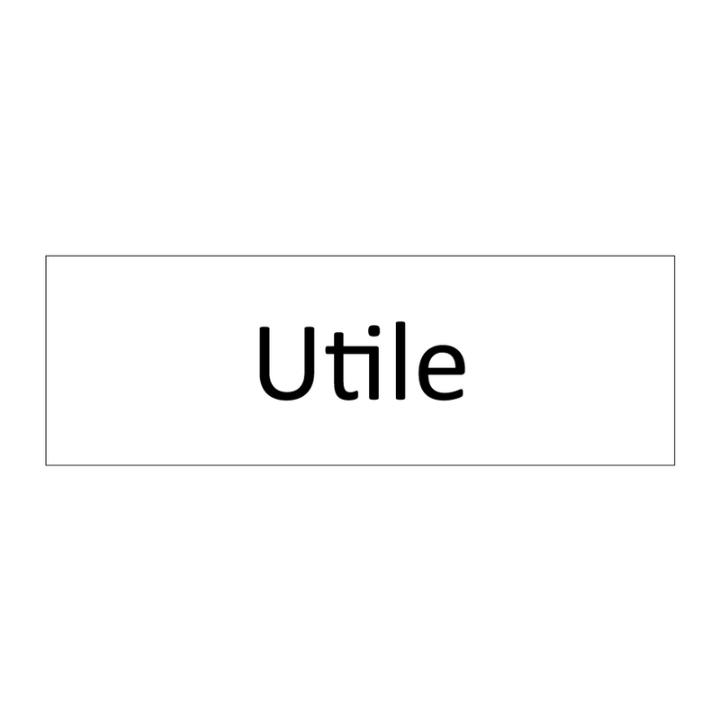 Utile & Utile & Utile & Utile & Utile & Utile