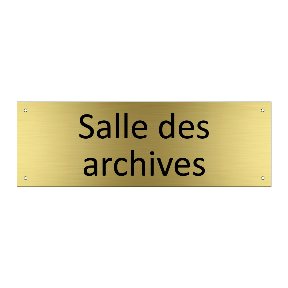 Salle des archives