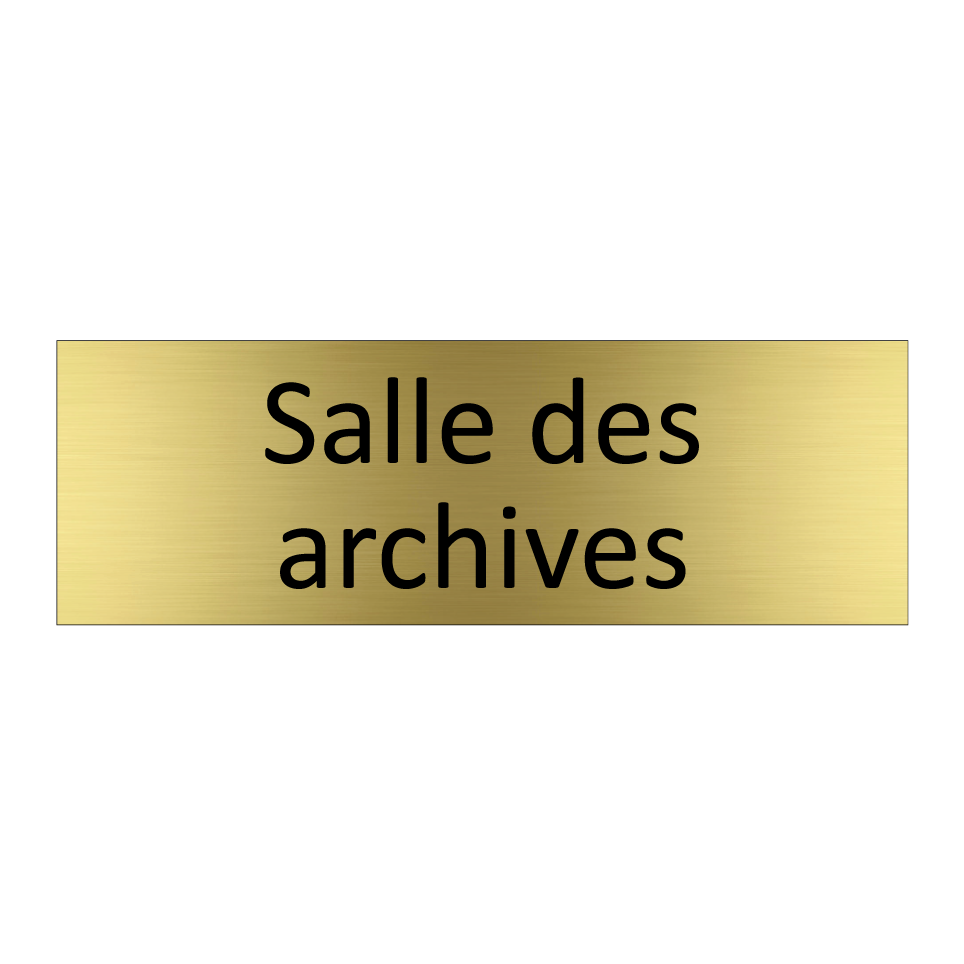 Salle des archives