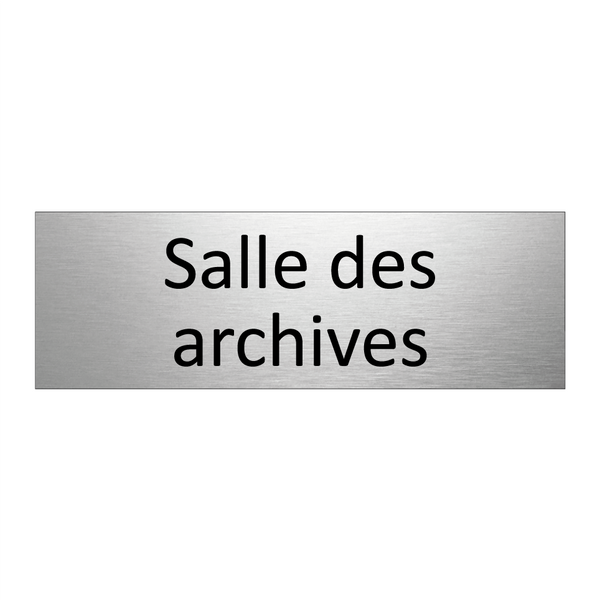 Salle des archives