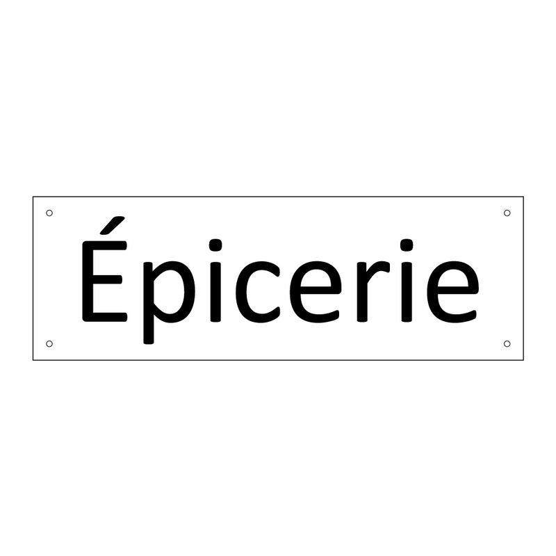 Épicerie