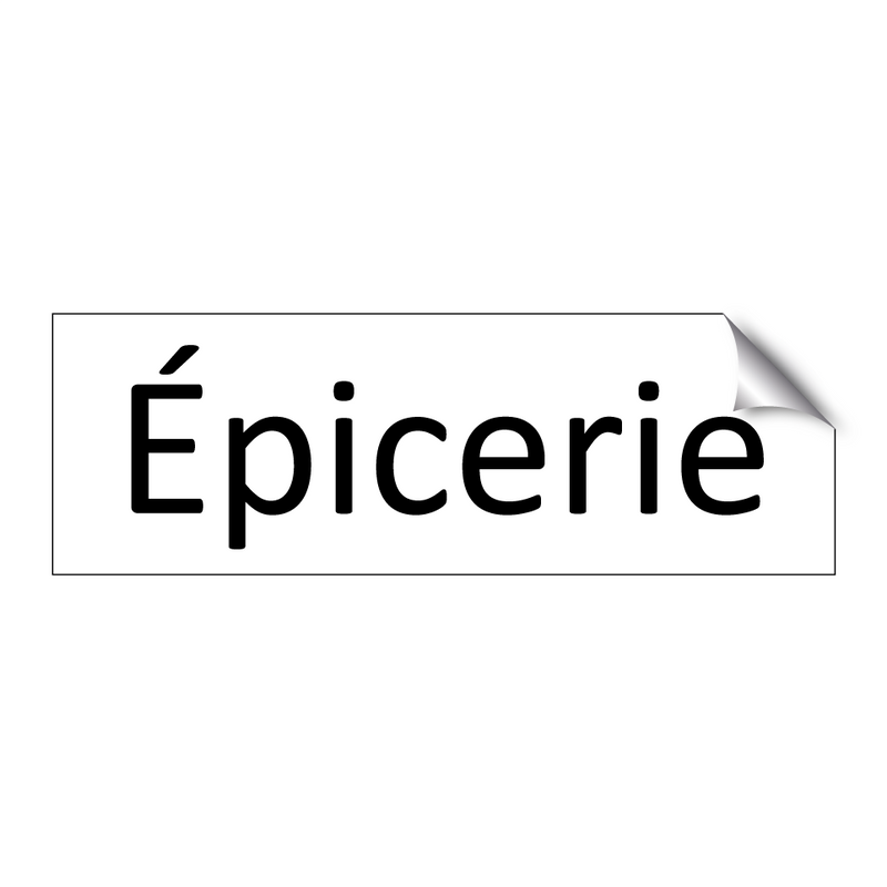 Épicerie