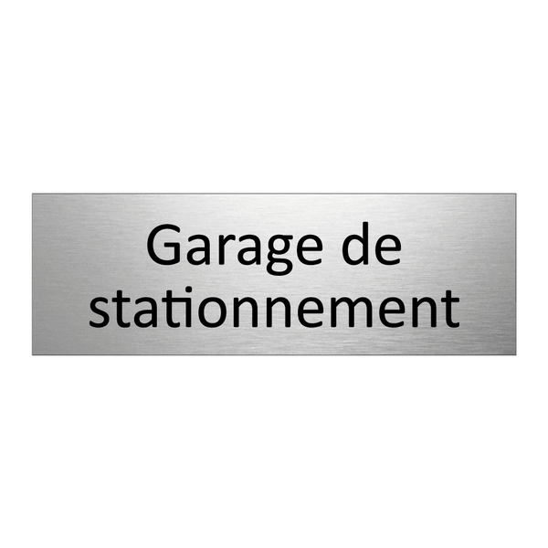 Garage de stationnement
