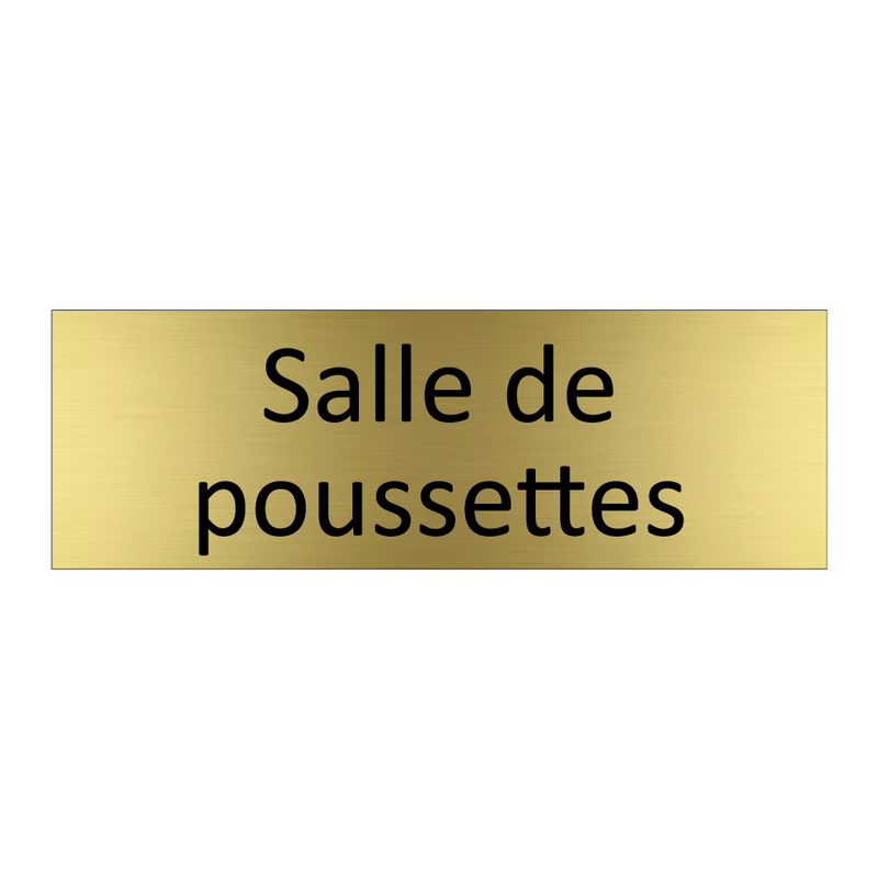 Salle de poussettes