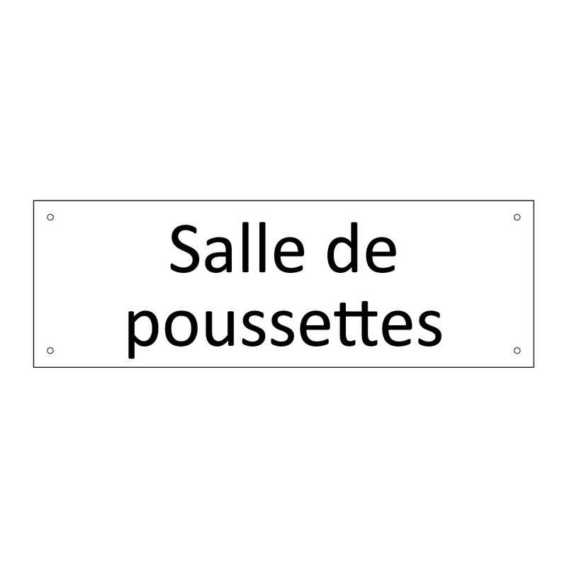 Salle de poussettes