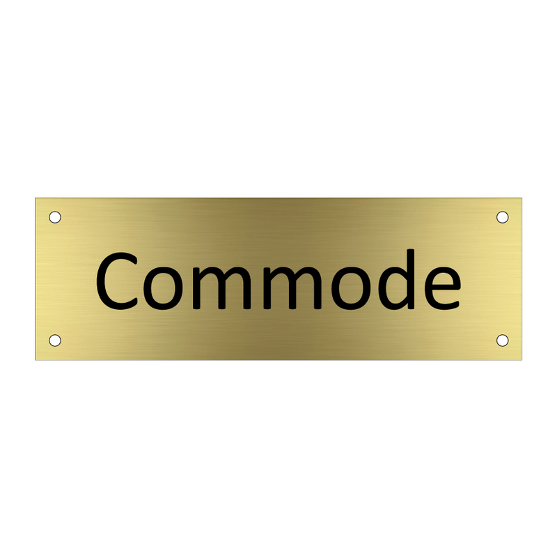 Commode & Commode & Commode