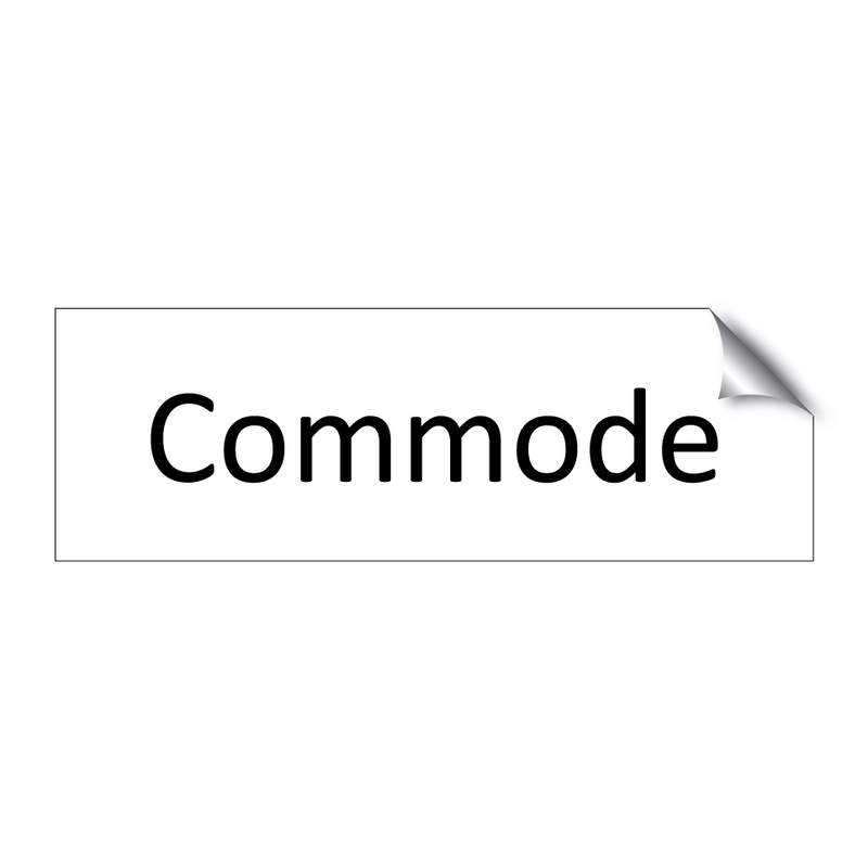 Commode & Commode & Commode