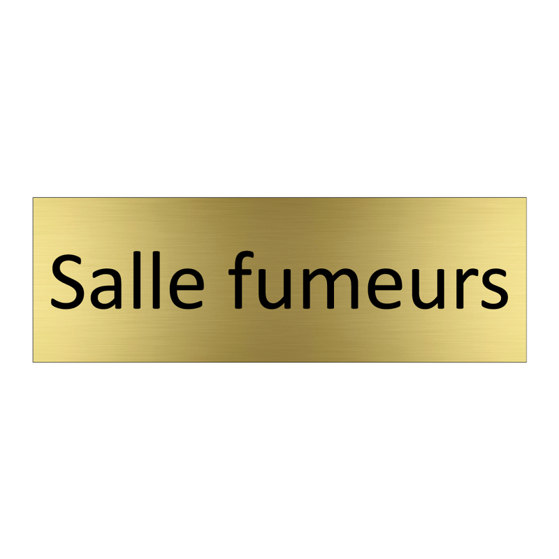 Salle fumeurs