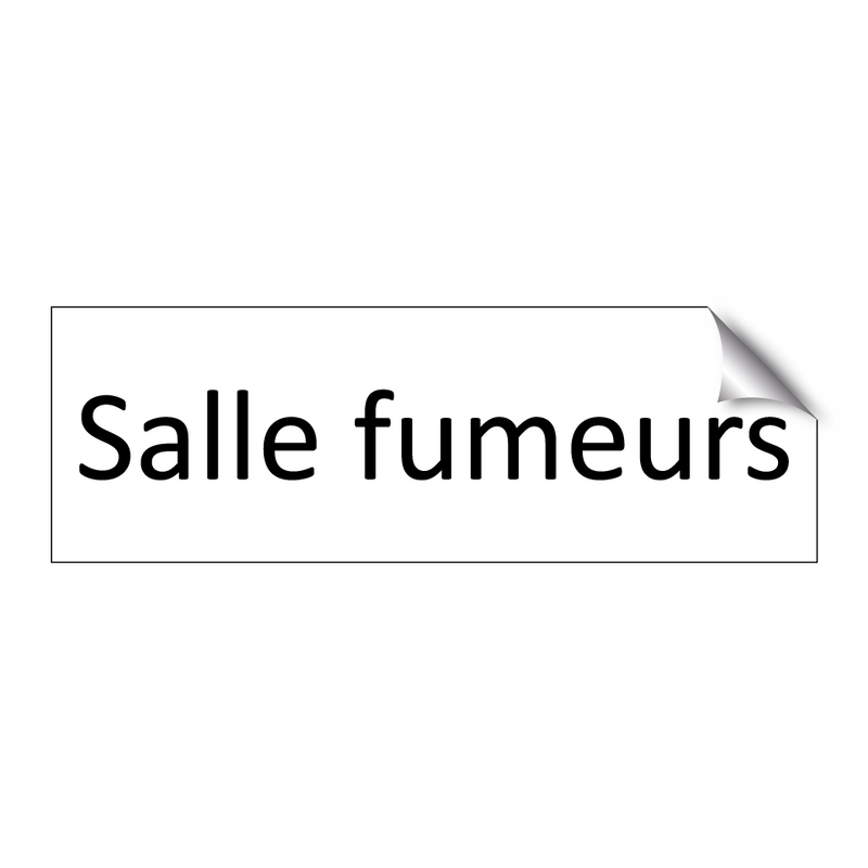 Salle fumeurs