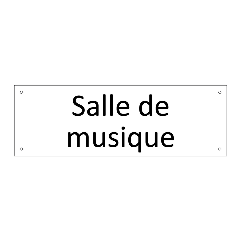 Salle de musique