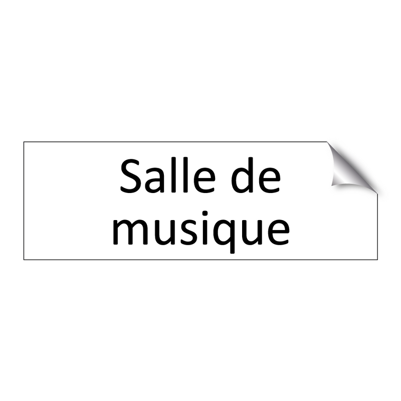 Salle de musique
