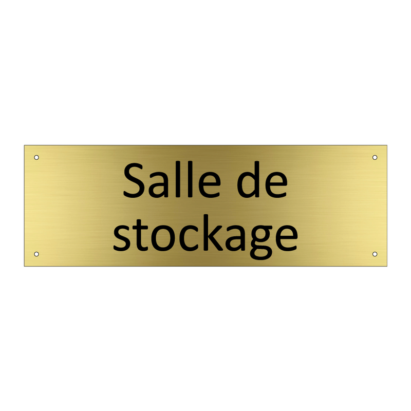 Salle de stockage
