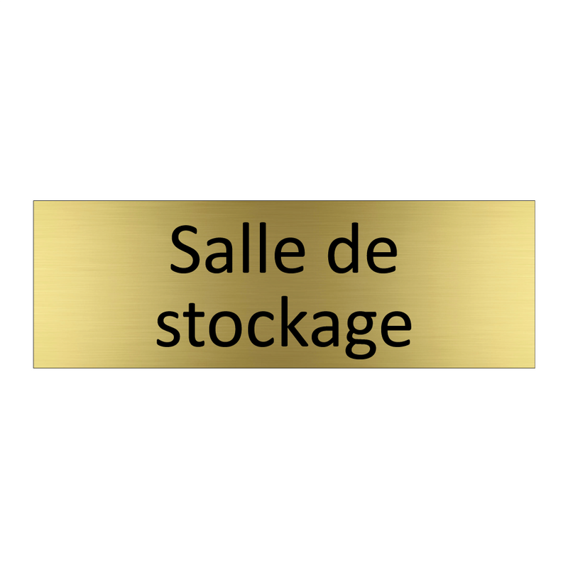 Salle de stockage