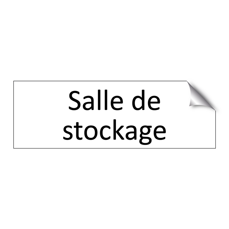 Salle de stockage