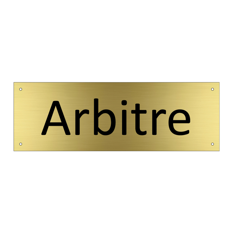 Arbitre