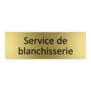 Service de blanchisserie