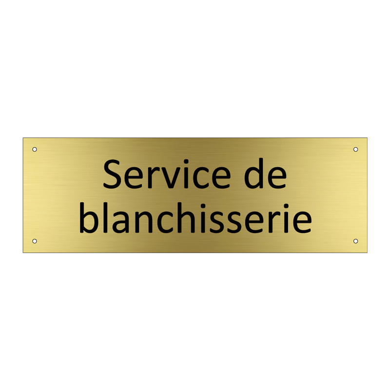 Service de blanchisserie