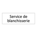 Service de blanchisserie