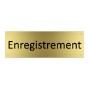 Enregistrement