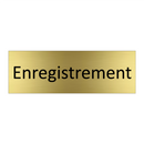 Enregistrement